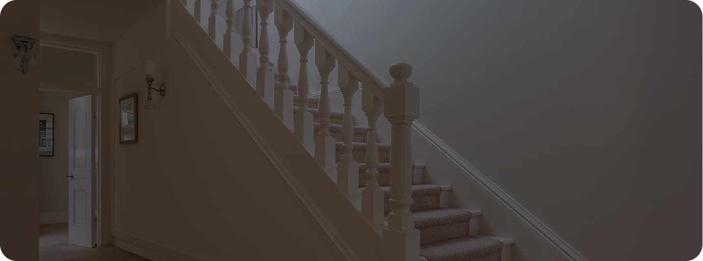 Banister staff stairs